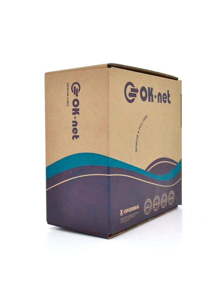 Кабель КПВ-ВП (100) 4*2*0,49 (U/UTP-cat.5E), CU, для внутр. робіт, 100м. Одескабель (362669398)