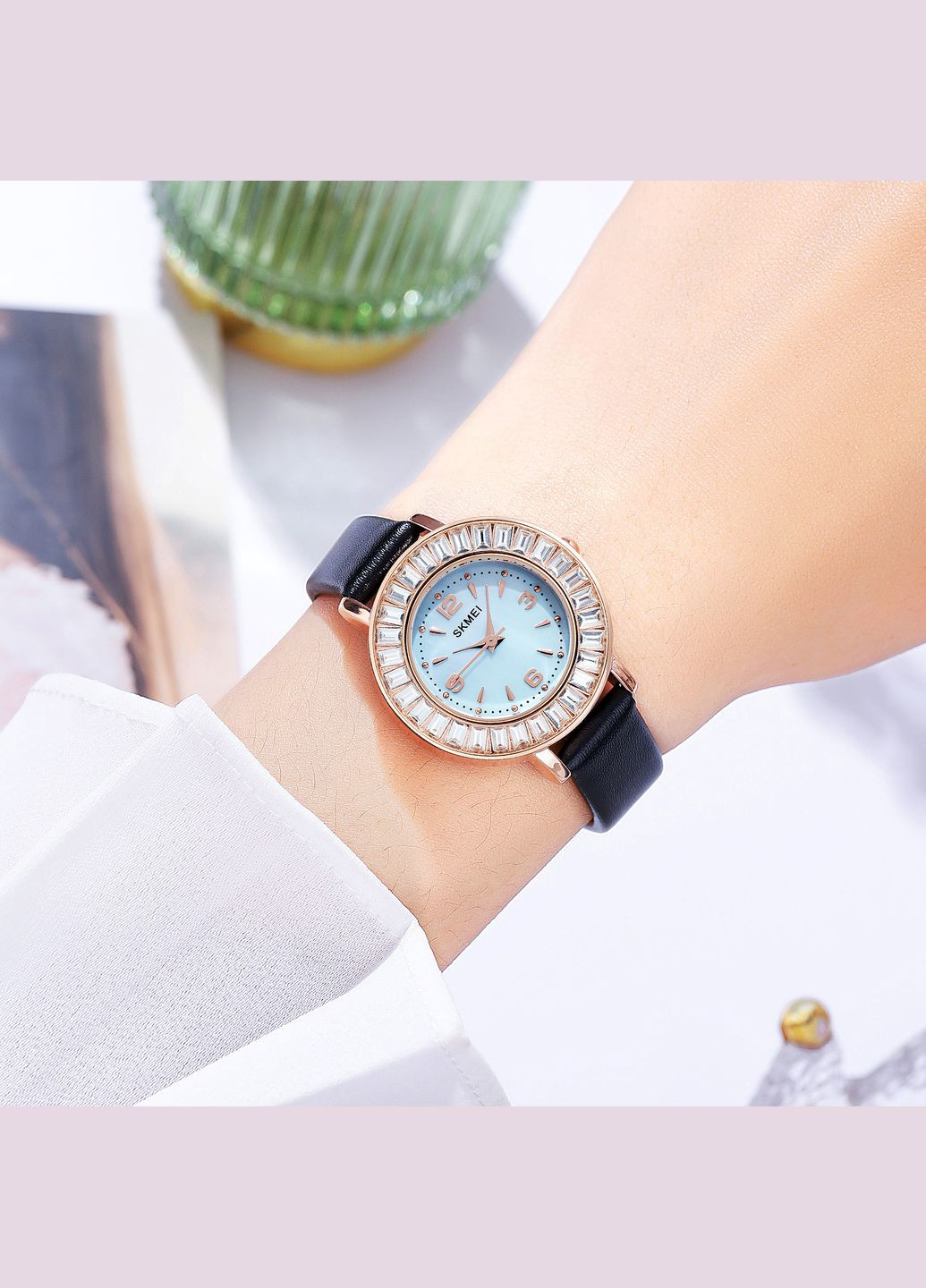 1978BU Blue кварцевый классический Skmei (324103835)