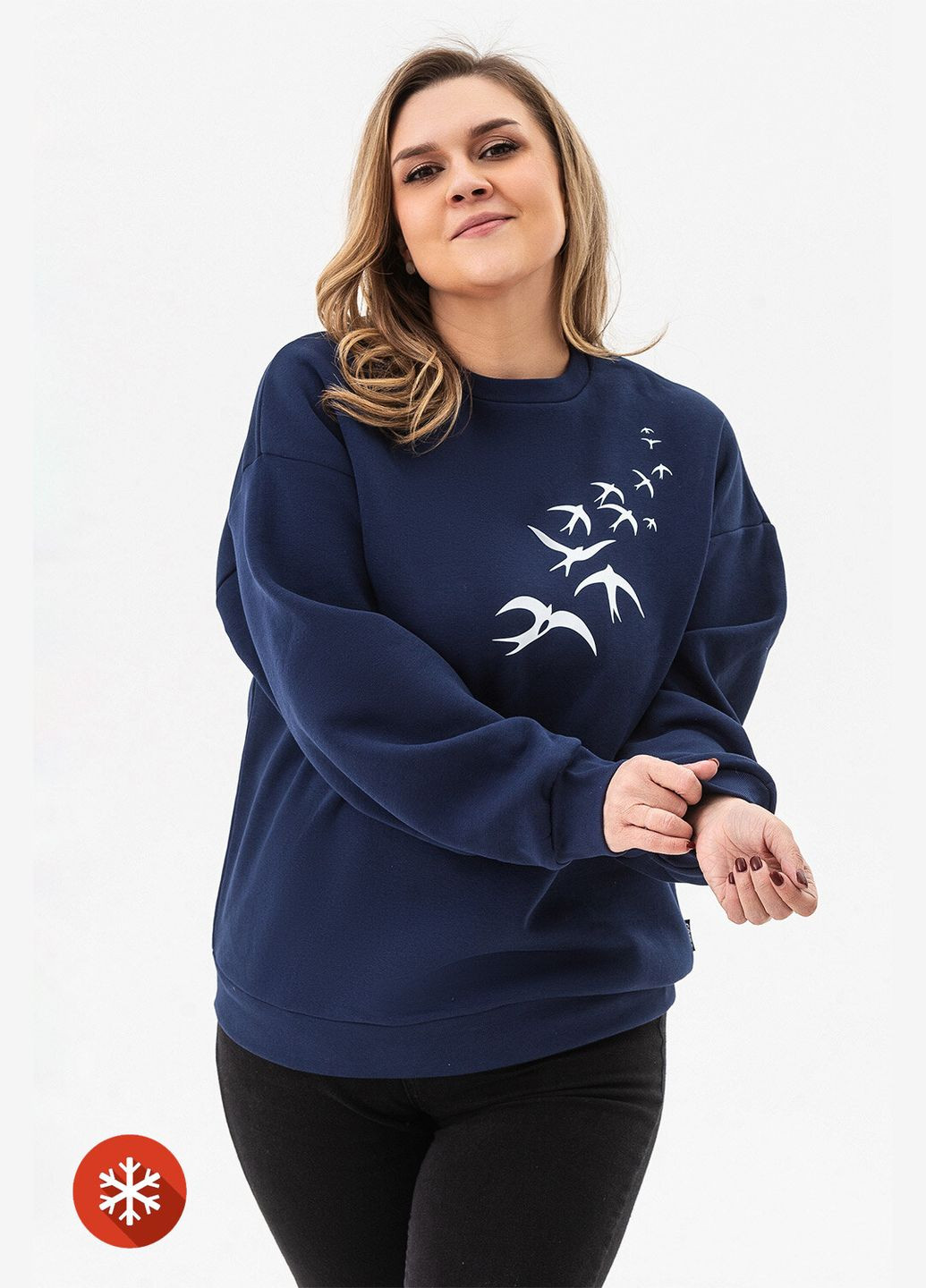 Тепла кофта WENDI на флісі Ластівки Garne (308982744)