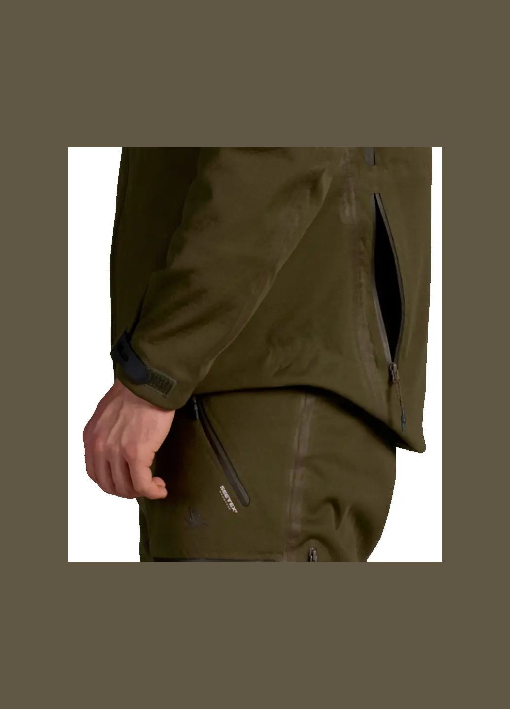 Зеленая демисезонная куртка seeland hawker advance No Brand