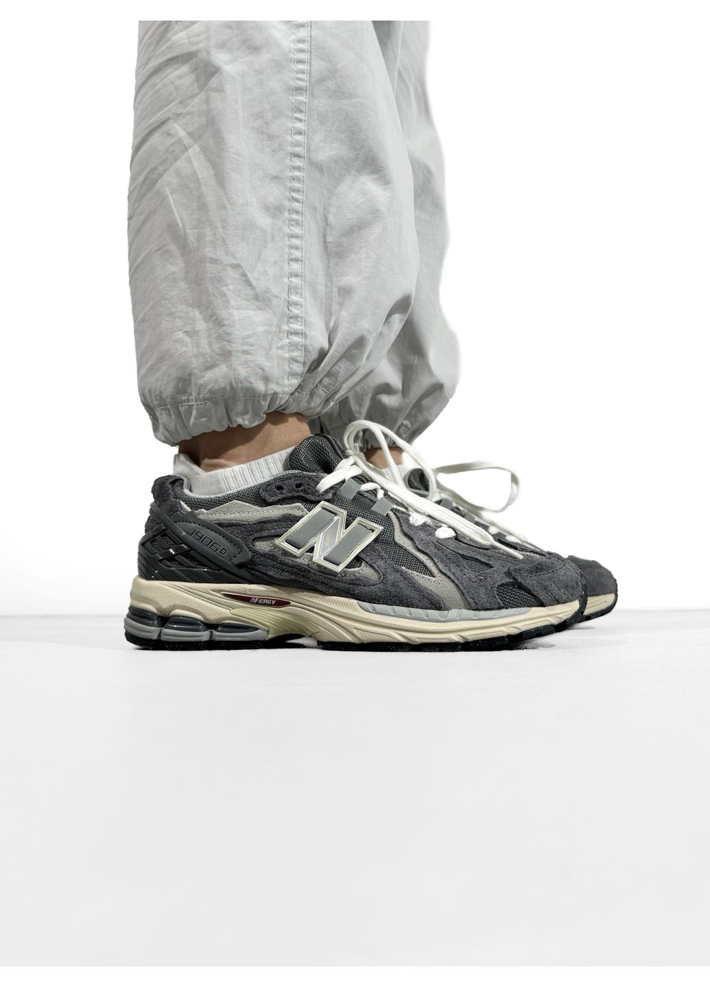 КРОССОВКИ ЖЕНСКИЕ NEW BALANCE 1906D GREY / BEIGE НЬЮ БЕЛАНС 1906D No Brand серые демисезоны (367177906)