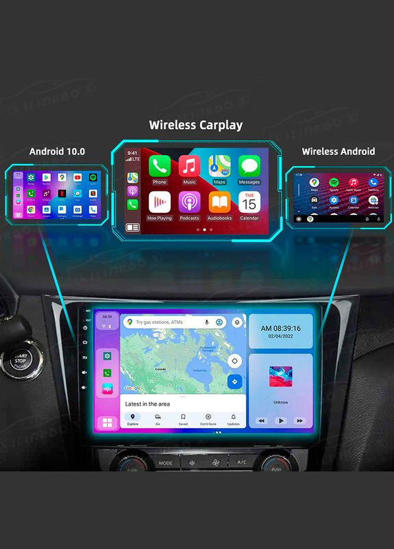 Автомобильный CarPlay Mini Box UX-999 Max / 64 ГБ / Android 10 No Brand (323016891)