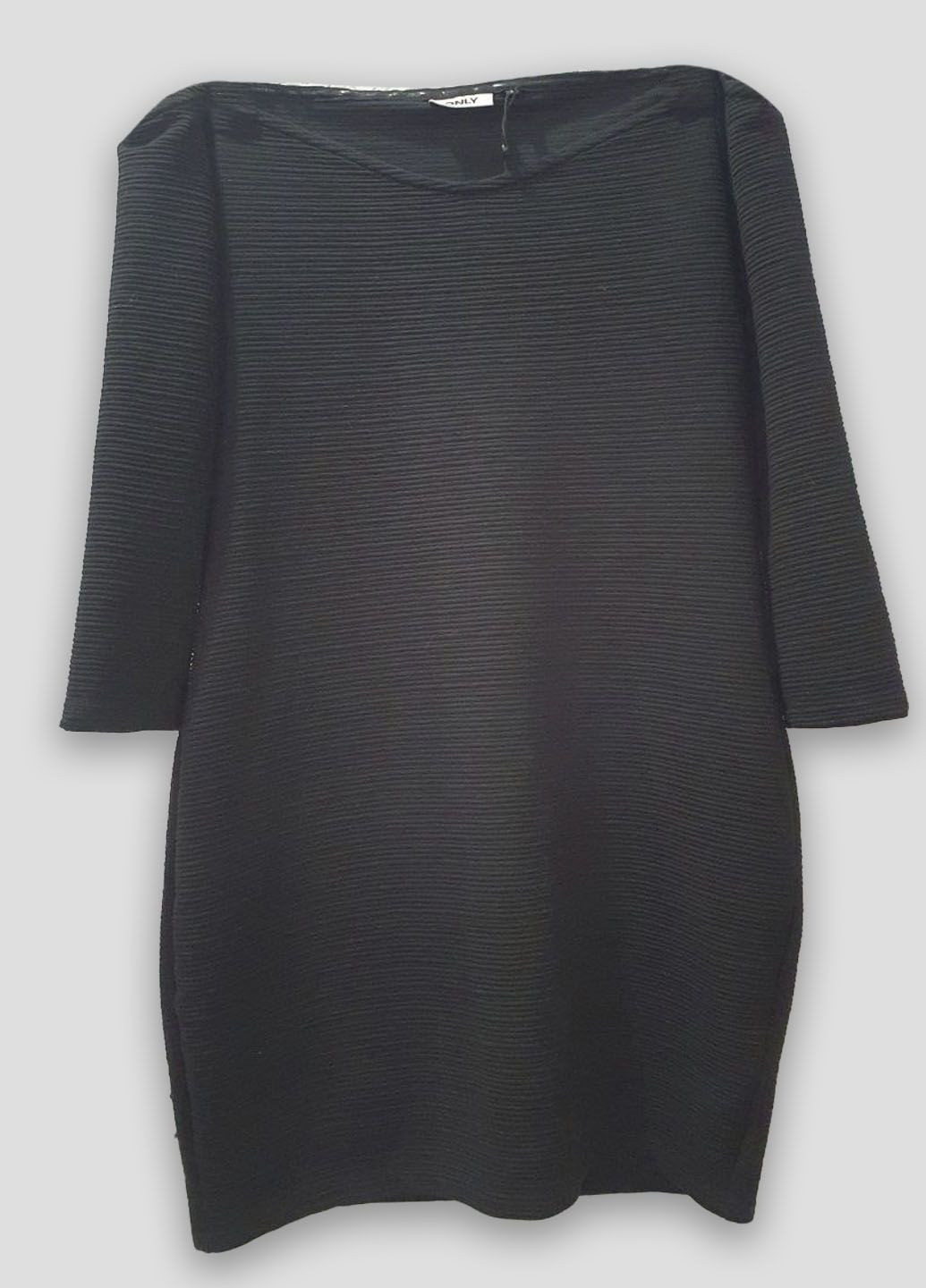 Черное кэжуал платье со спущенными плечами Only однотонное