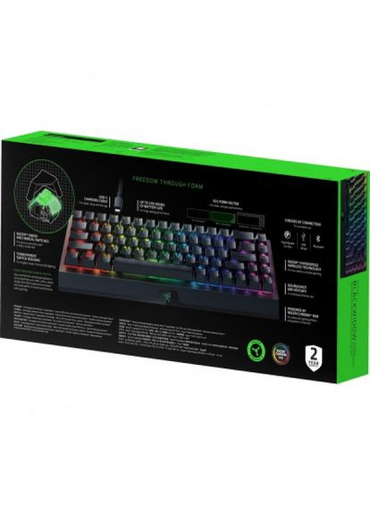 Клавіатура Razer blackwidow v3 mini hyperspeed green switch ru (268142017)