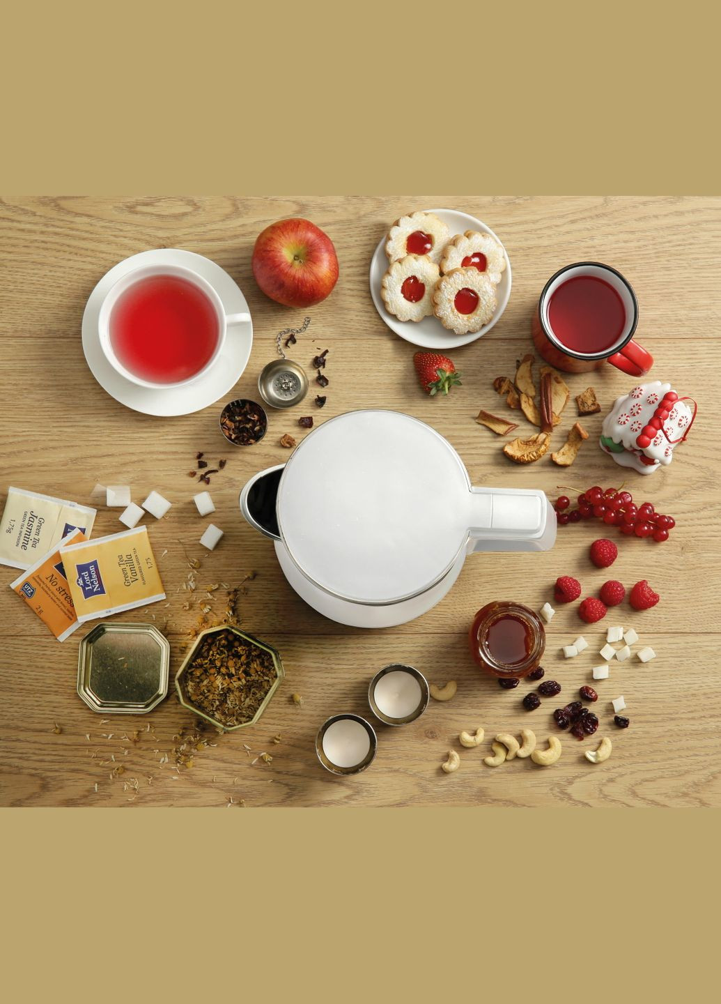 Электрочайник, 1,5л, пластик, матовый, белый Gorenje (314746708)