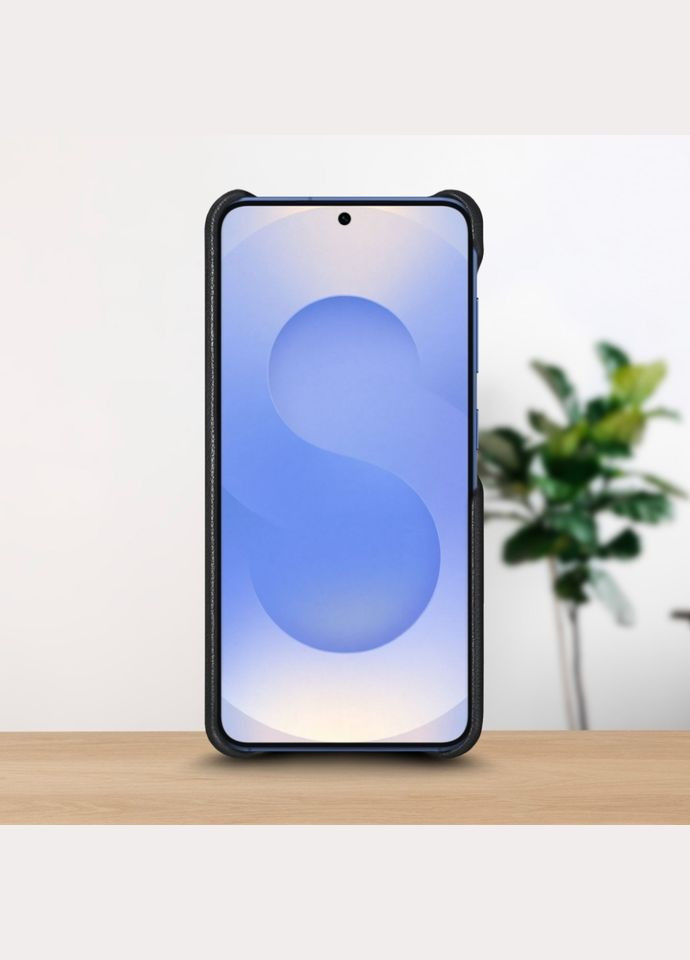 Кожаная накладка WoodBacker для Samsung Galaxy S25 (78599) Stenk (336211965)