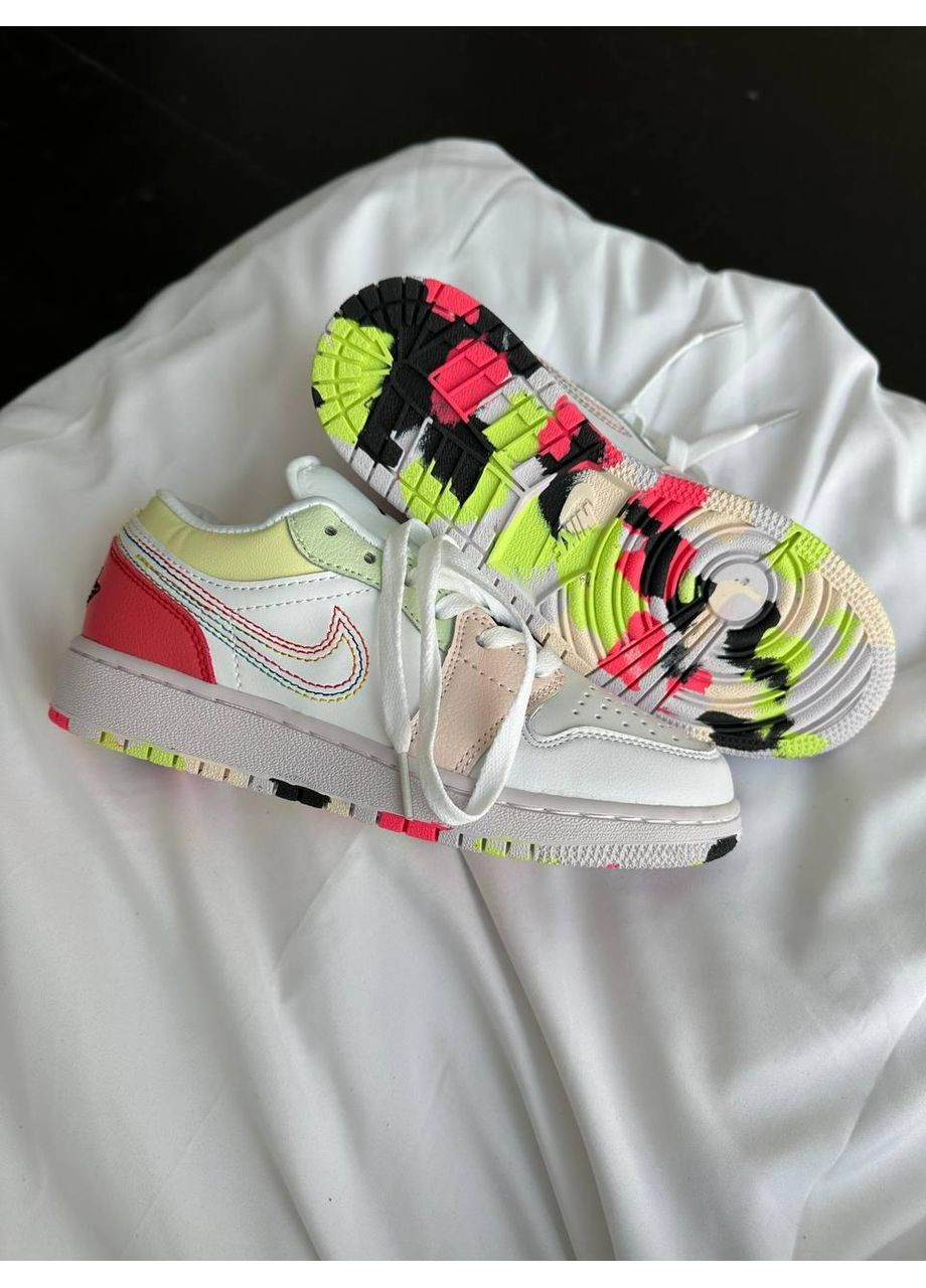 Комбіновані Осінні кросівки чоловічі nike air jordan 1 retro ember glow найк аір джордан No Brand