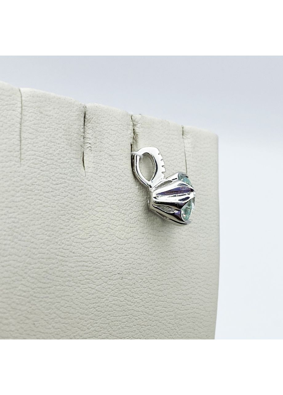 Кулон срібний з муасанітом та кубічним цирконієм 1,3 г No Brand (369737234)