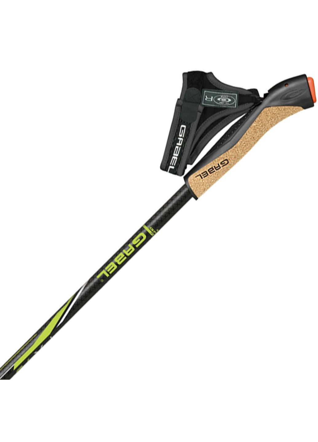 Палки для скандинавской ходьбы FX-75 Snake Carbon 105 Dual Spike (7009351011050) Gabel (331643923)