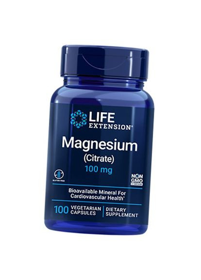 Магній Цитрат, Magnesium Citrate 100, 100вегкапс (36346005) Life Extension (277756194)
