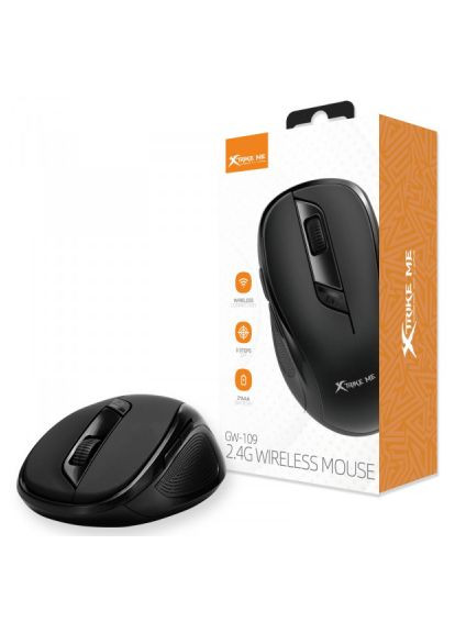 Мышка (GW-109) XTRIKE ME GW-109 Wireless Black (366869616)