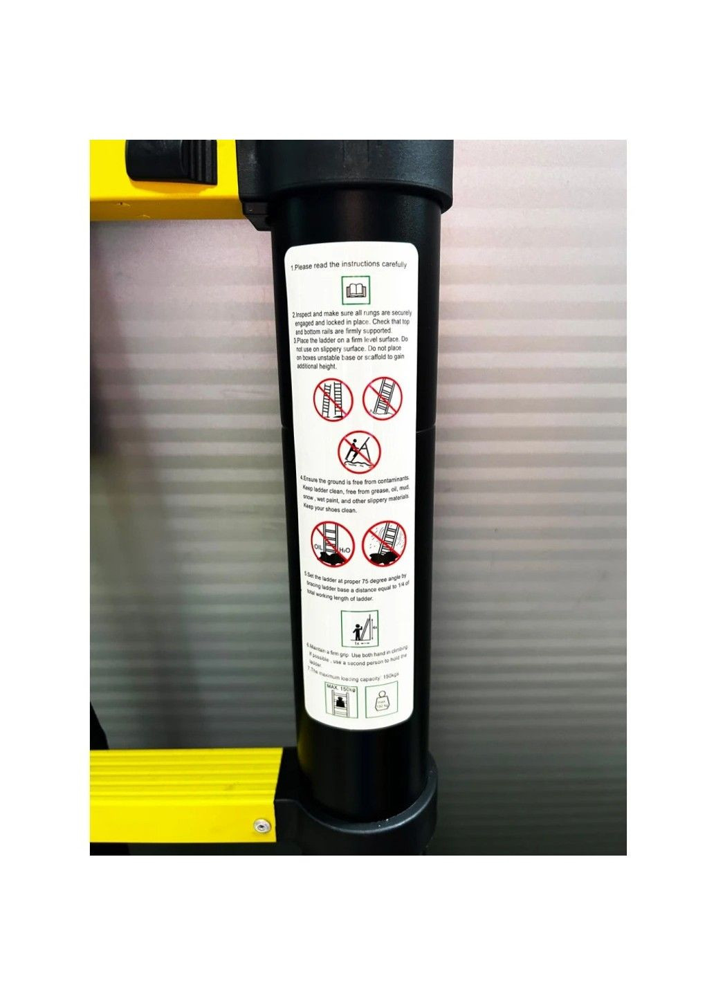 Драбина телескопічна алюмінієва KME1032Y/881032 (3.2 м, 11 сходинок, 8.3 кг) GTM (298344833)