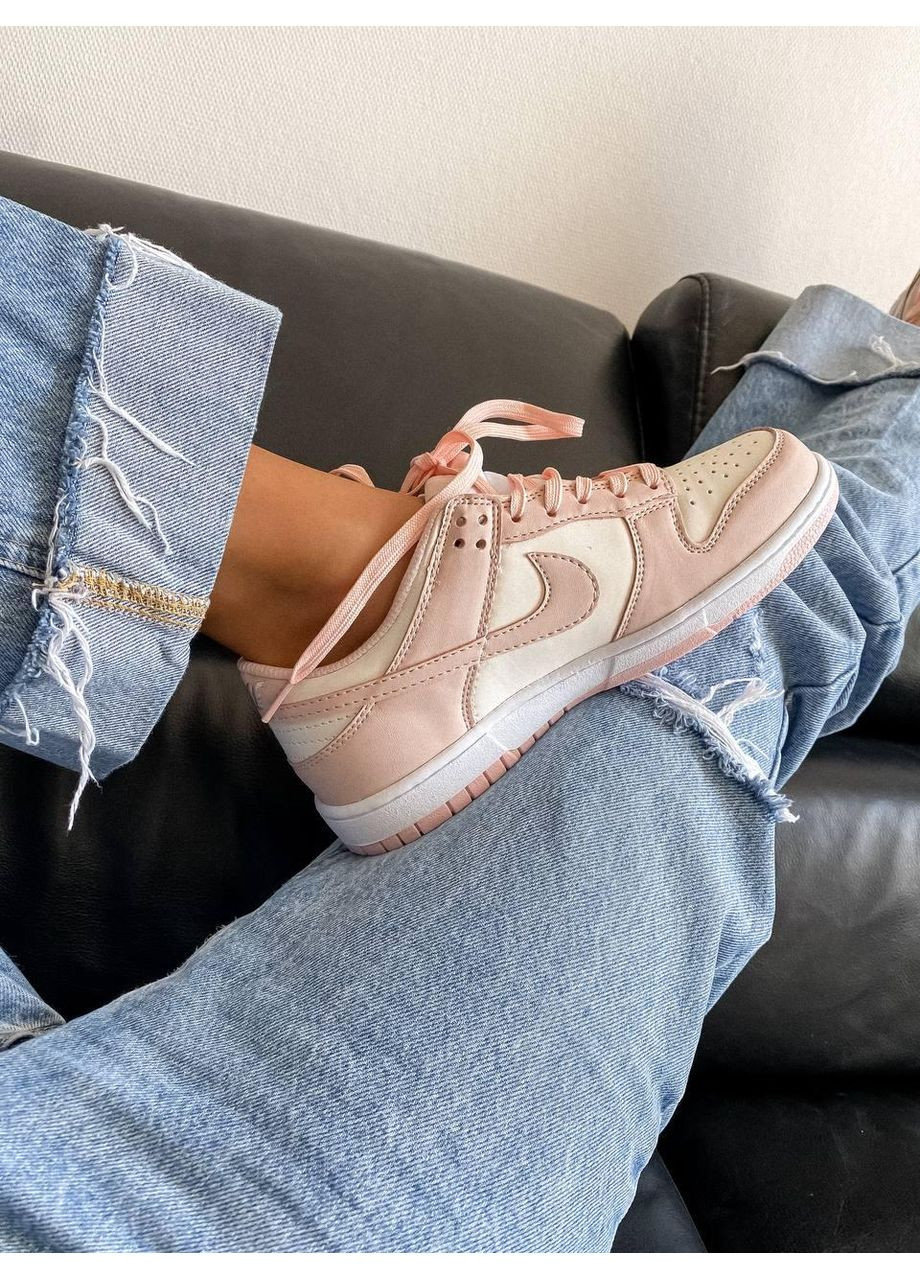 КРОССОВКИ ЖЕНСКИЕ NIKE DUNK DISRUPT PINK WHITE 2 НАЙК СБ ДАНК No Brand розовые демисезоны (368858171)