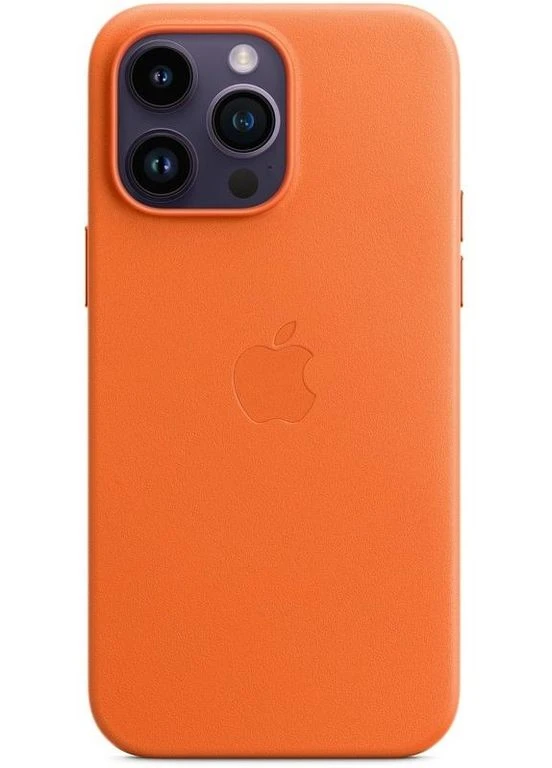 Чехол для мобильного телефона iPhone 14 Pro Max Leather Case with MagSafe - Orange (MPPR3) Apple (400124710)