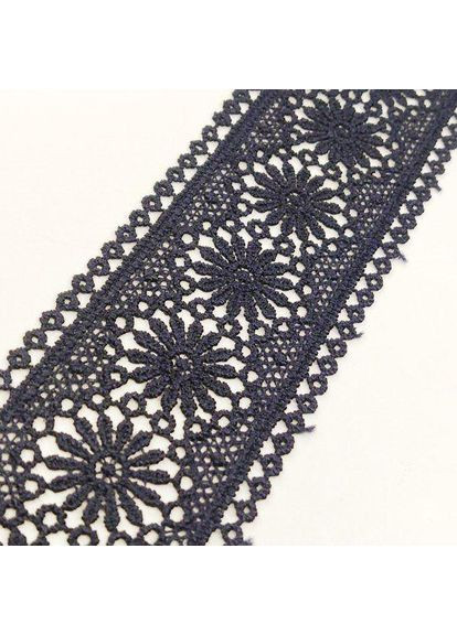 Кружево макраме 5 см (20 м) цвет-синий темный (20-Y10489-2) Plus-plus (352744709)