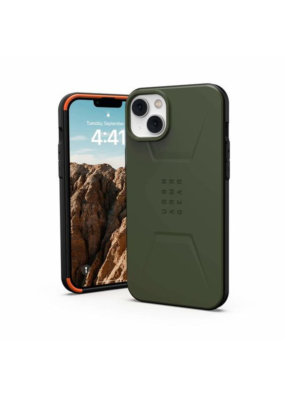 Чохол-накладка Civilian Magsafe для Apple iPhone 14 Plus Olive (114037117272) Urban Armor Gear (370616142)