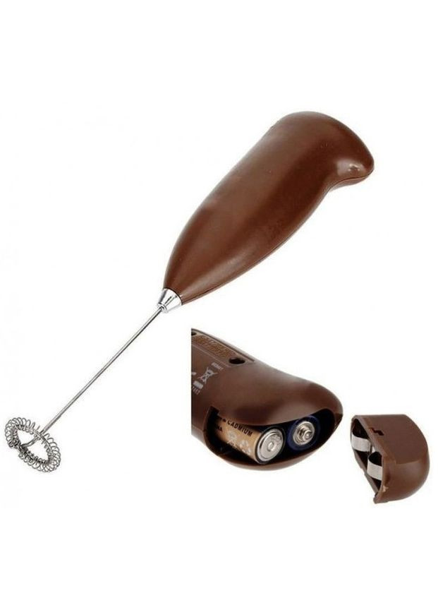 Ручний спінювач для молока HongXin піноутворювач капучинатор Коричневий Clatronic (296925697)