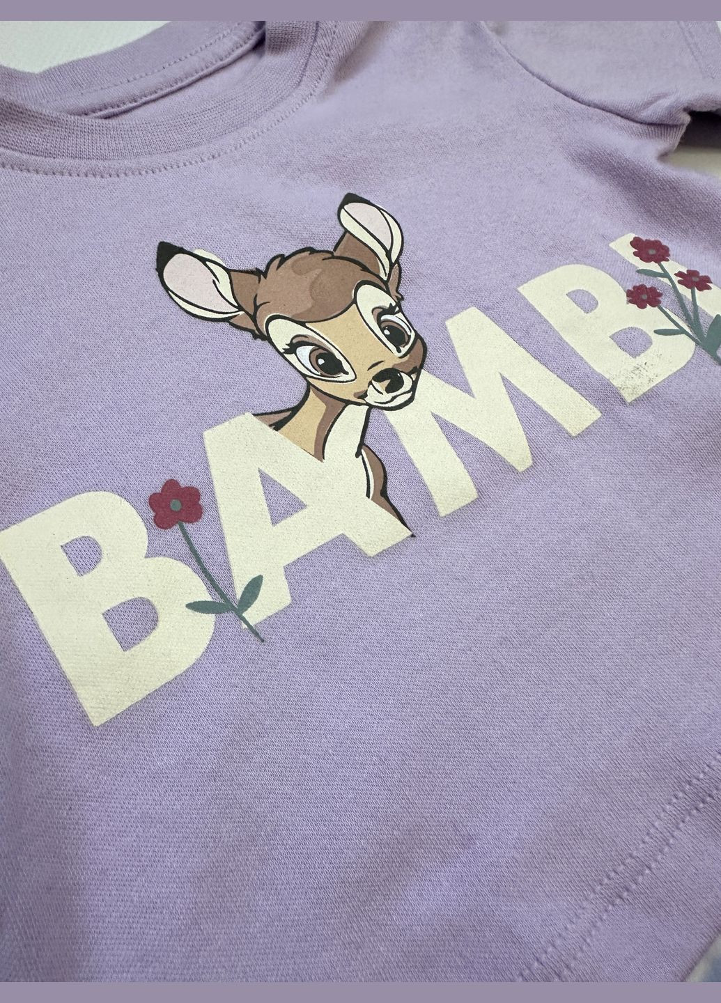 Фиолетовый летний набор летних костюмов (2 шт) футболка + шорты фиолетовый + желтый 62см Primark