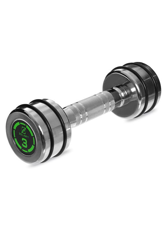 Гантель хромований FI-2622, (56363229) Zelart (323022313)