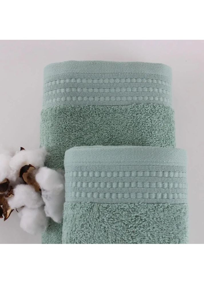 Полотенце для рук Aurora Р-04178_30297 50х90 см мятное ТЕП комбинированный