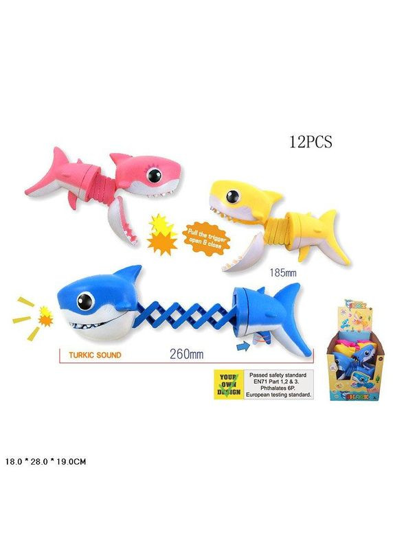 Іграшка акула кусачка хваталка телескопічна 521 Ціна за бокс 12 штук No Brand (362431108)