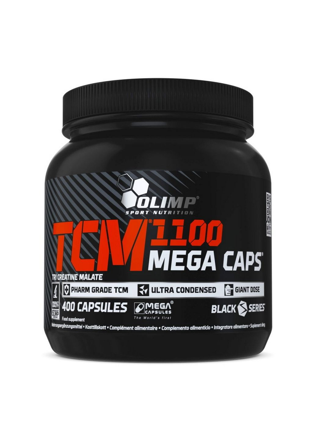 Креатин TCM 1100 Mega Caps, 400 капсул Olimp (293340027)