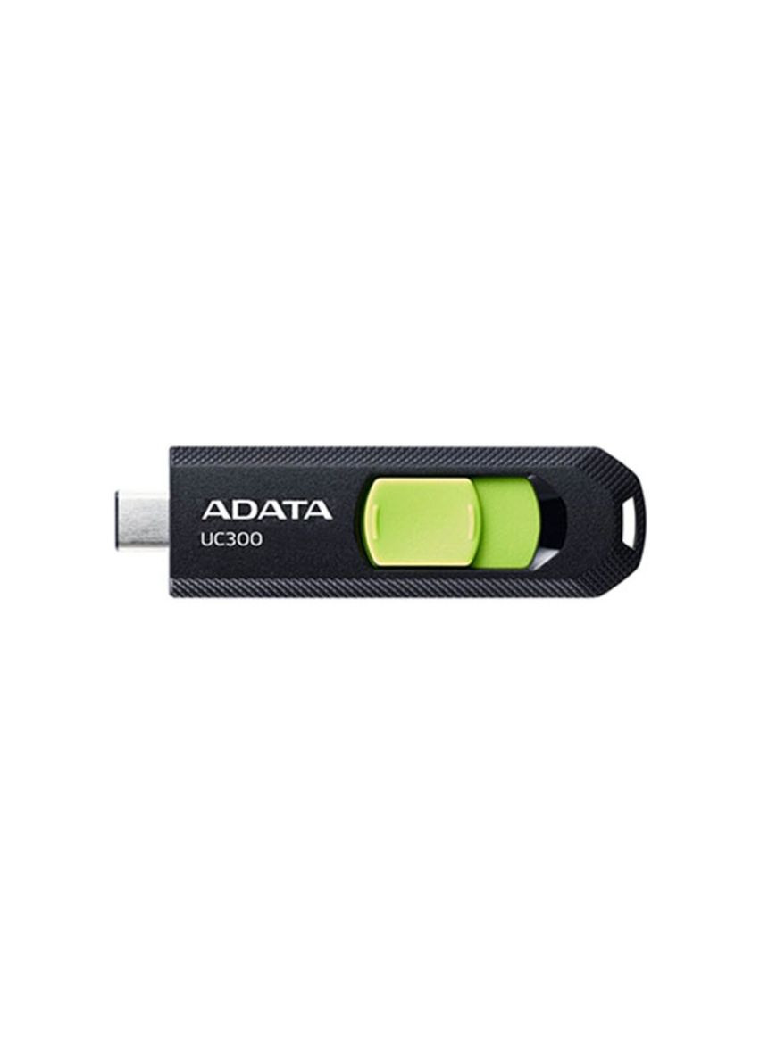 Flash USB 3.2 Gen1 UC300 TypeC 256Gb Black/Green ADATA (315604607)