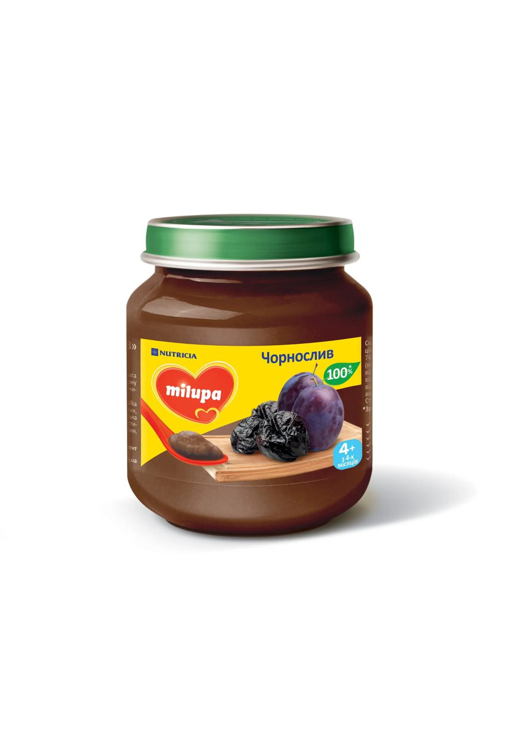 Фруктовое пюре Чернослив, 125 г Milupa (328400520)
