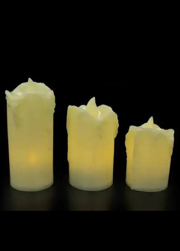 Набір світлодіодних свічок для будинку 9 в 1 білий (2021618943) No Brand (328261778)