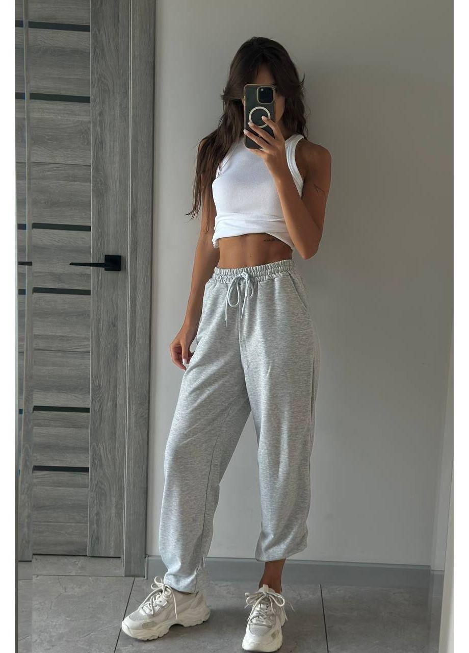 Спортивные брюки, цвет Светло-серый No Brand (361120325)