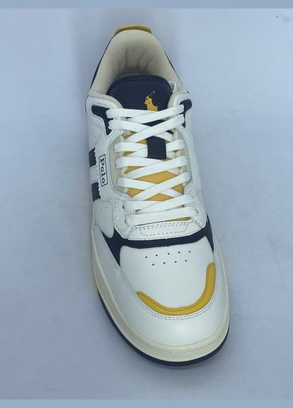 Белые демисезонные кроссовки Ralph Lauren MASTERS SPRT-SK-LTL