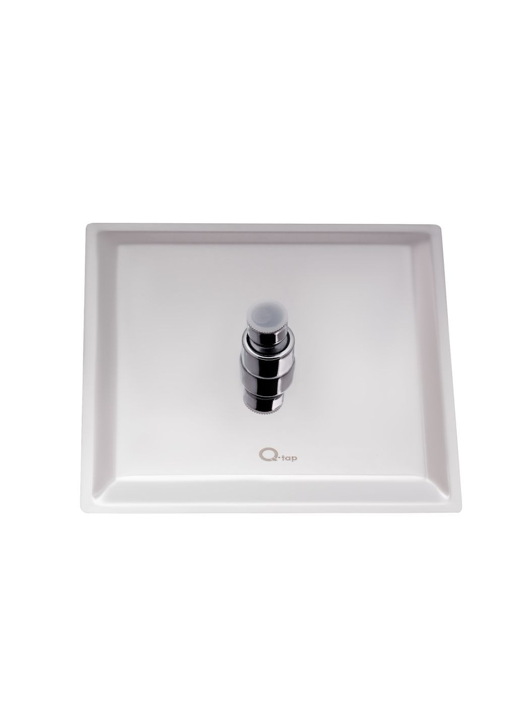 Душова система універсальна Plava на три споживача (з виливом) з полицею QT1005CRM Chrome Qtap 1005 (324250496)