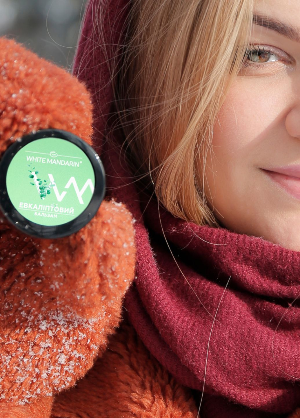 Эвкалиптовый бальзам натуральный, защитный, противовирусный, согревающий 30 мл White Mandarin (311608131)