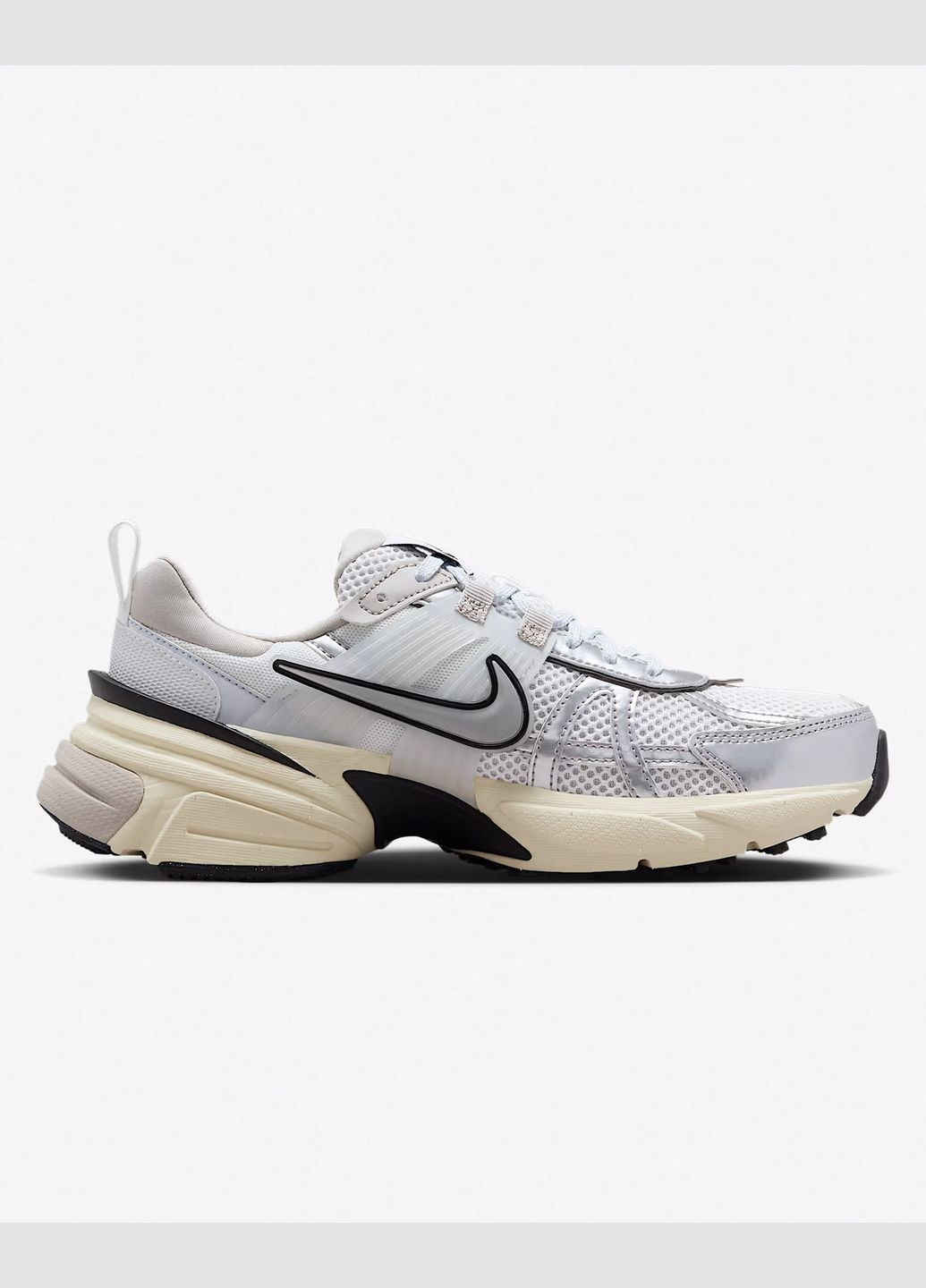 Кроссовки женские V2K Run FD0736-100 весна-лето сетка текстиль белые серые Nike белые всесезоны (331862235)