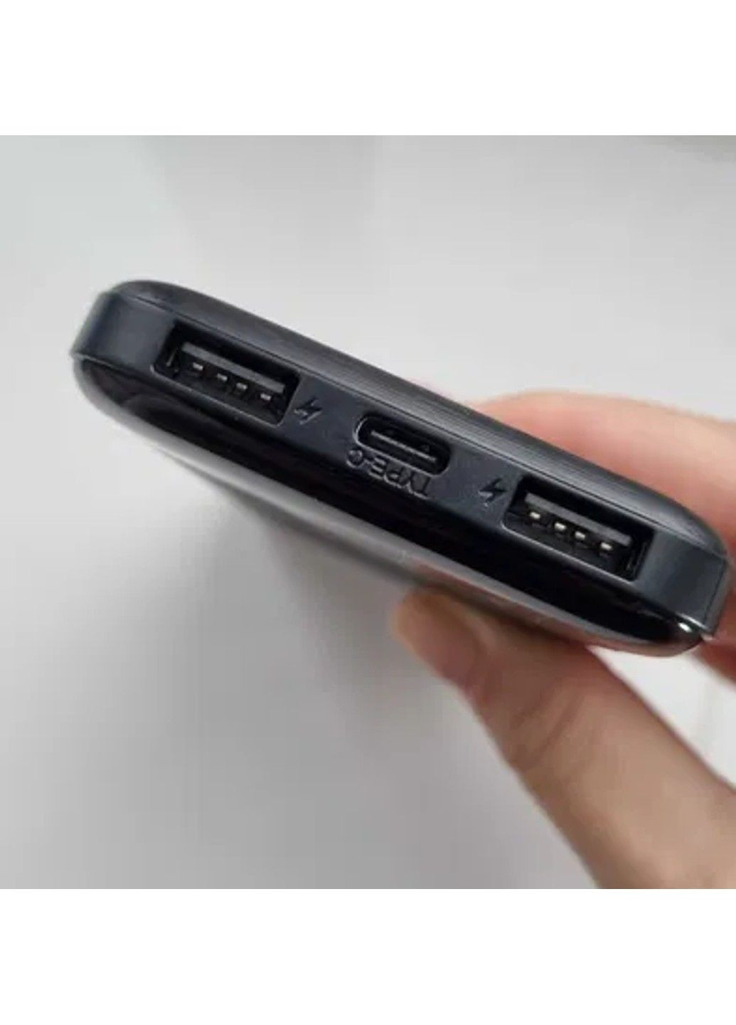 Портативний зовнішній акумулятор Power Bank Powerway TX10 10000mAh (Чорний) No Brand (331639965)