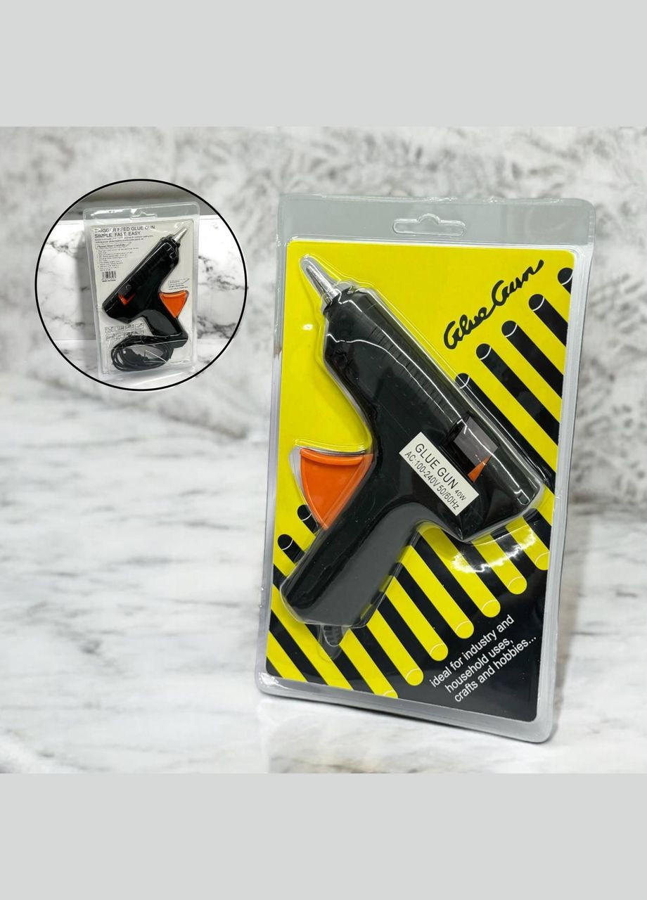 Инструмент для рукоделия Клеевой пистолет 40W под стержни 12 мм Черный 16 см x 13 см Finding (316918013)