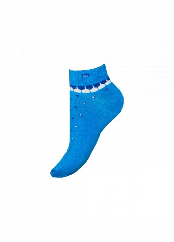 Сині жіночі шкарпетки з малюнком Monteks малюнки (313427619)