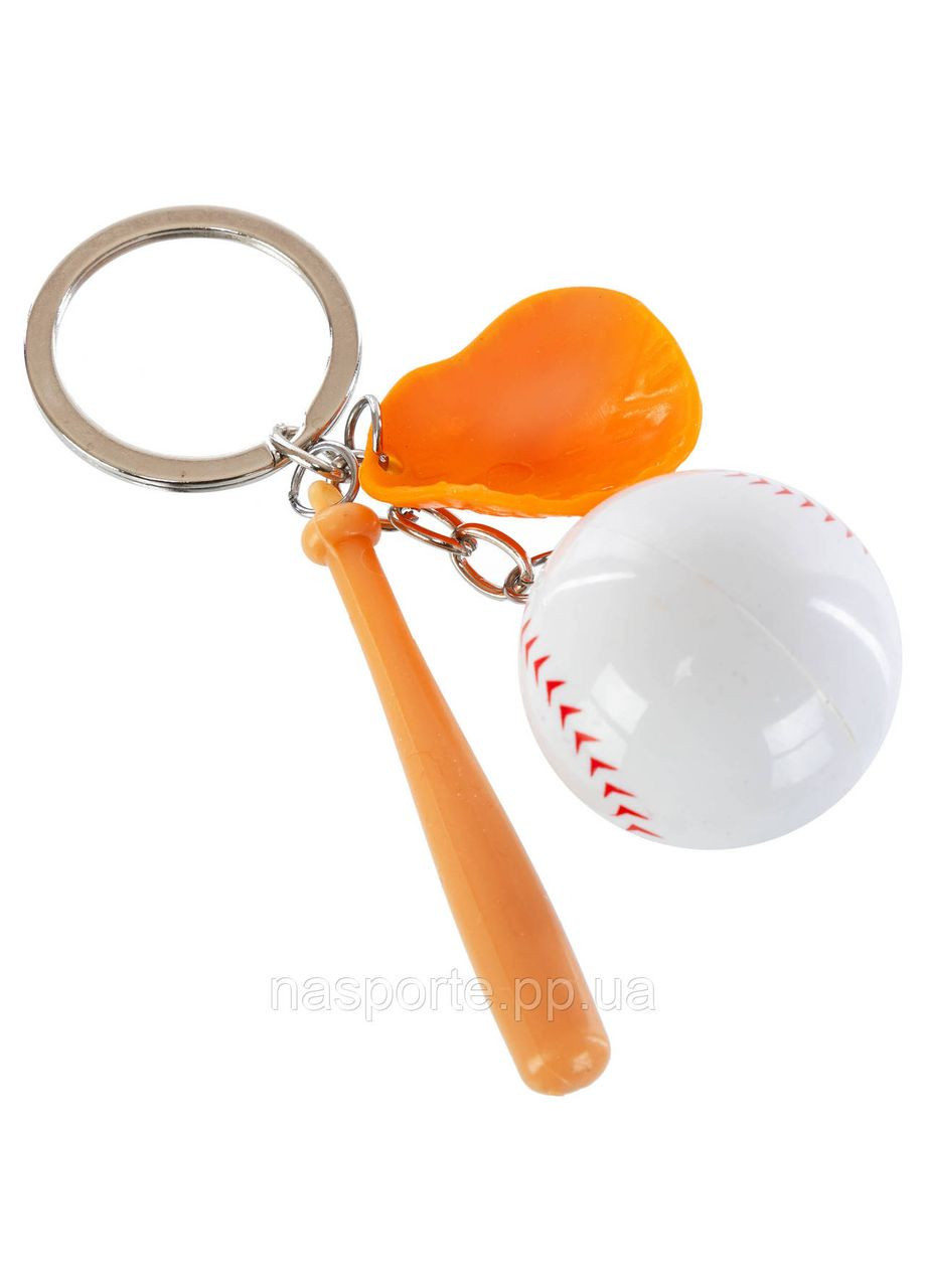 Брелок Мяч бейсбольный, бита, ловушка C-2041 ( C-2041) SP-Sport (354703990)