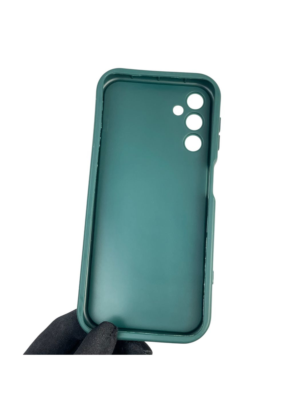 Чохол силіконовий Soft Touch для Galaxy A14 4G (SM-A145F) темно-зелений (Повний захист камери) Samsung (366390103)