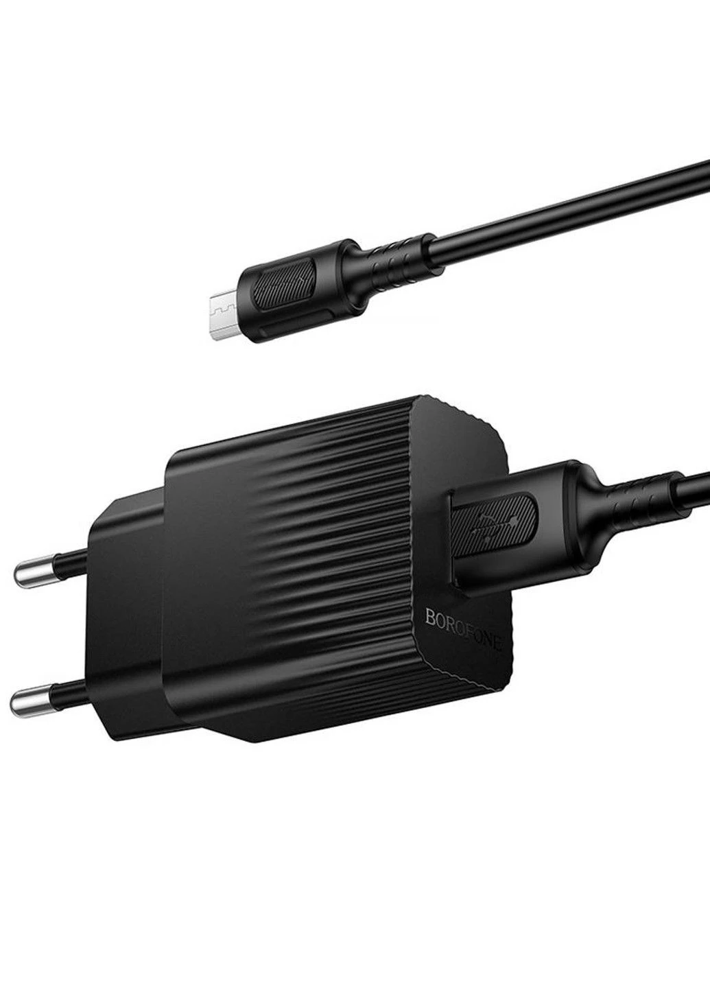 СЗУ BAS71A Source 10.5W (1USB-A) + кабель USB to MicroUSB Borofone (389075478)