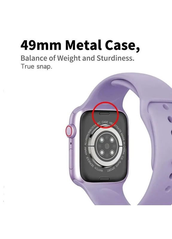 Акция! Смарт часы X9 Max Plus Big 2 дюйма черные умные часы с украинским языком Smart Watch (341316289)