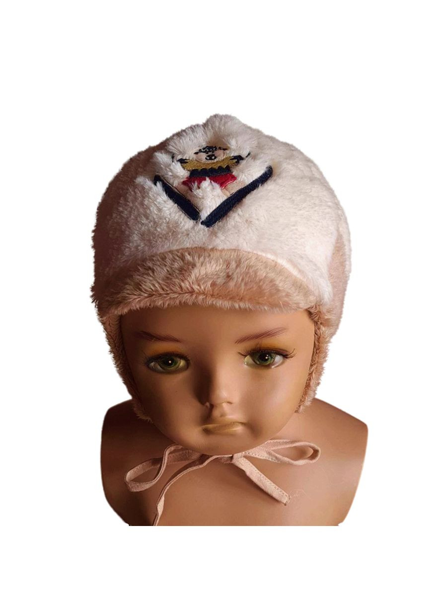 Шапка для мальчика 901019 бежевая 44 Jamiks (305848420)