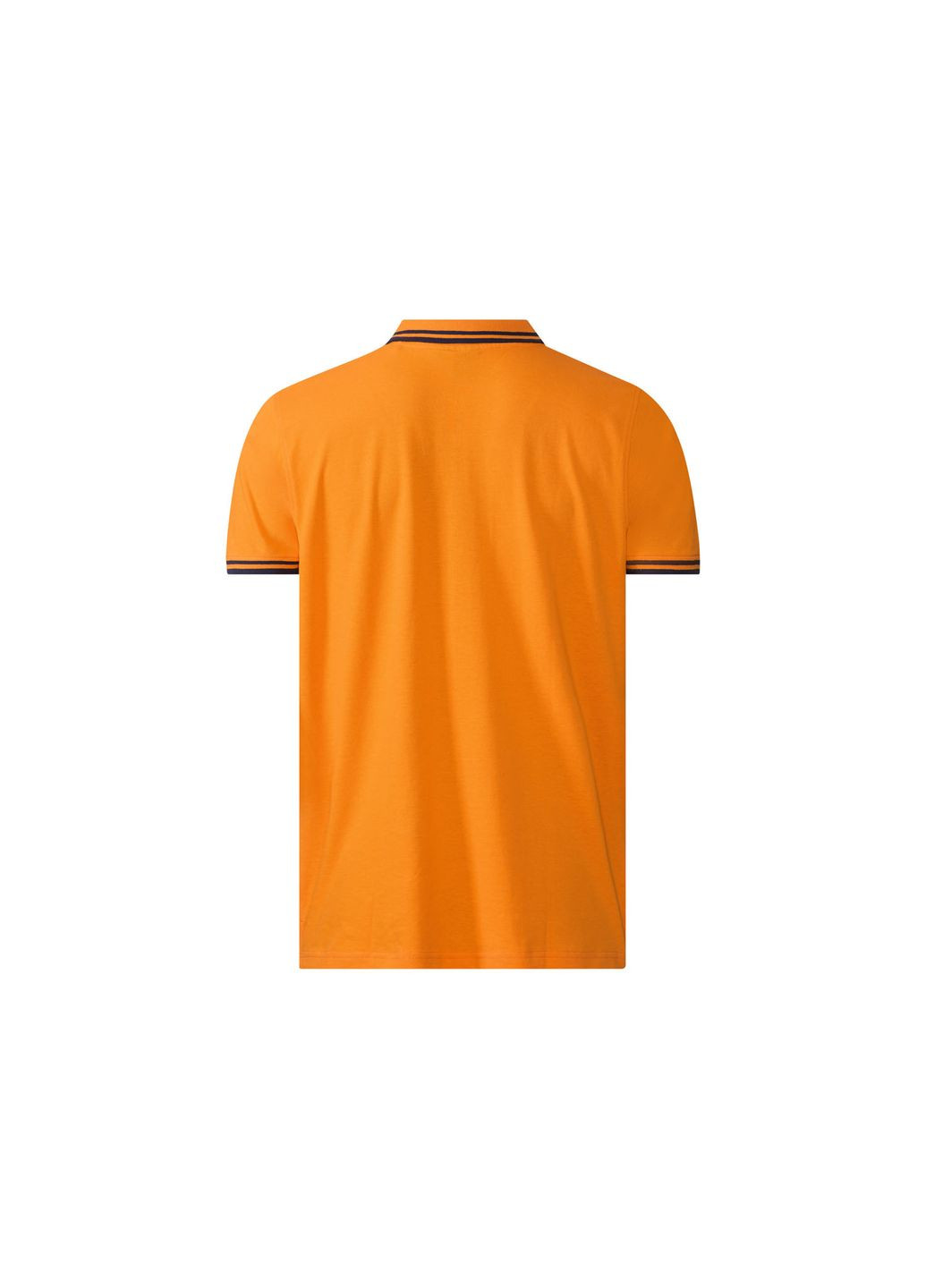 Помаранчева футболка-поло вафельної текстури для чоловіка u.s. grand polo 405659 помаранч Livergy