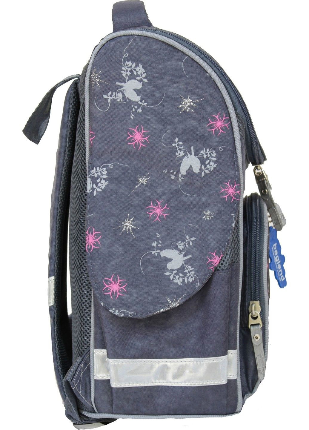 Рюкзак школьный каркасный Успех 12 л. серый 210к (00551703) Bagland (331181715)