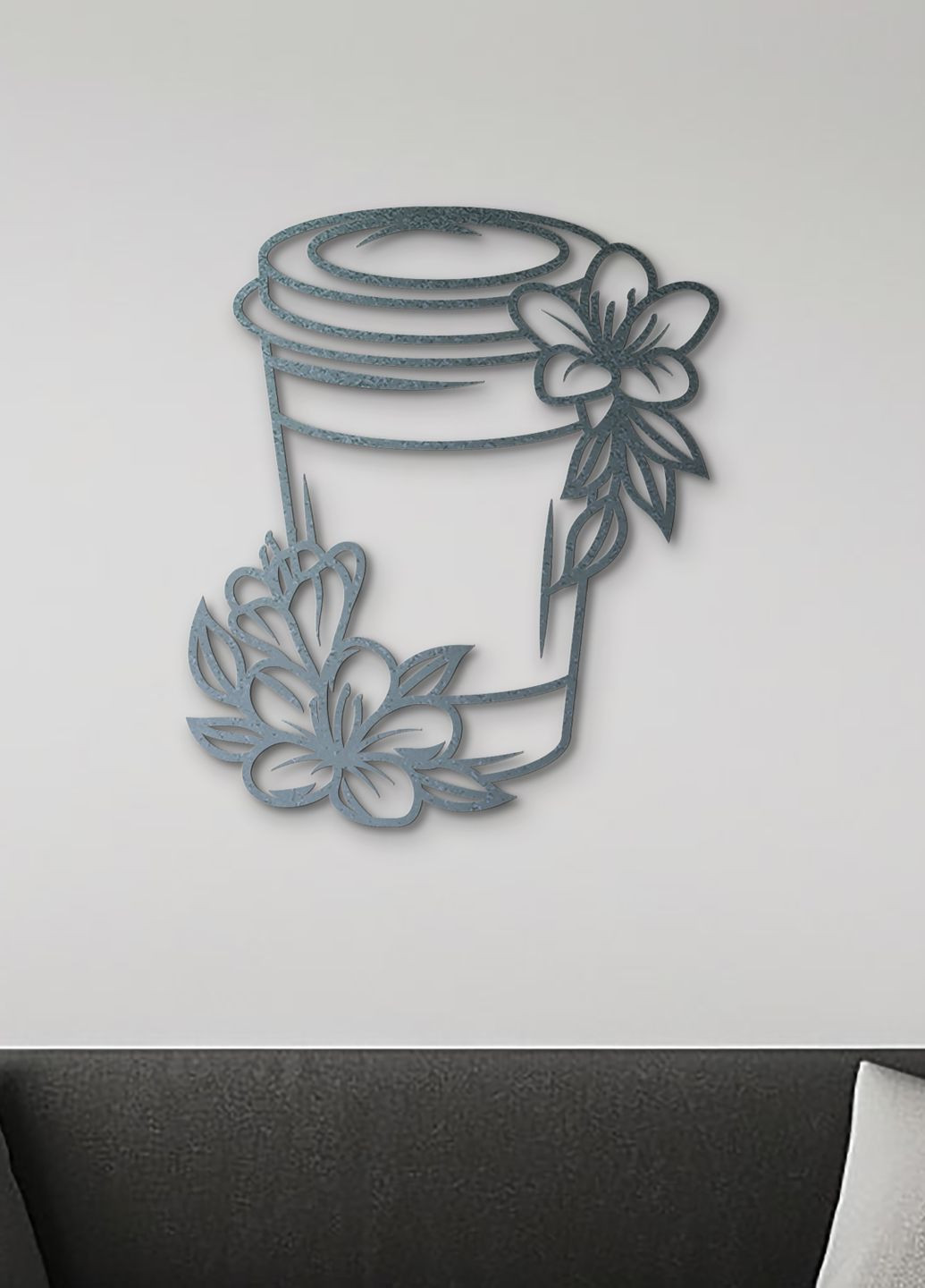 Деревянная картина на кухню, декор для комнаты "Кофе с собой", декоративное панно 40х48 см Woodyard (291882752)