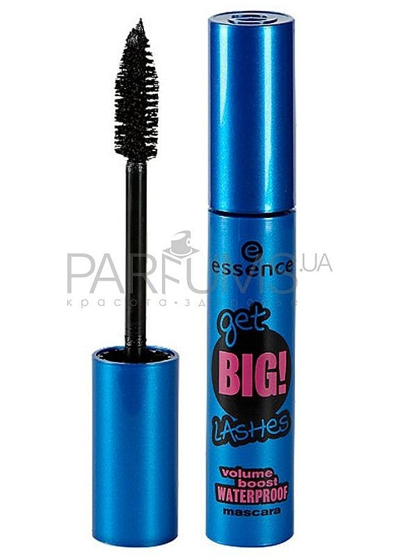Тушь для ресниц объемная водостойкая Get Big! Lashes volume boost mascara waterproof Black (2-537400) Essence (369790500)