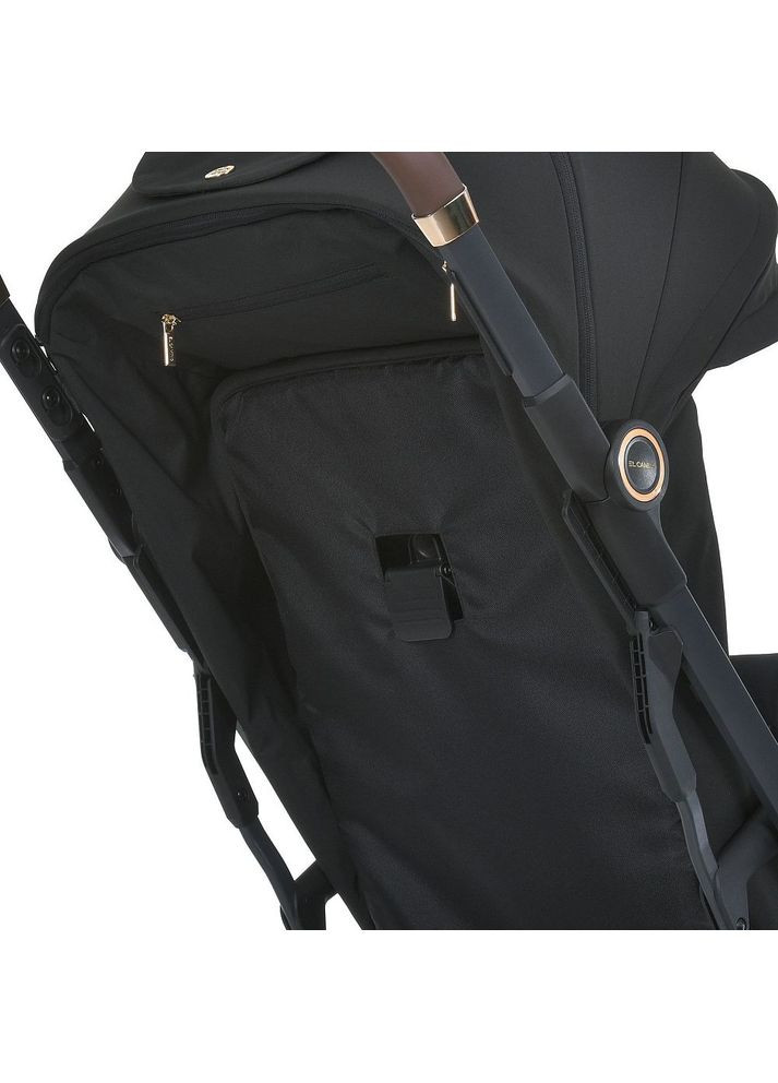 Коляска детская BEYA Black прогулочная с чехлом для ножек в комплекте Черная (ME 1127-G) El Camino (334003781)