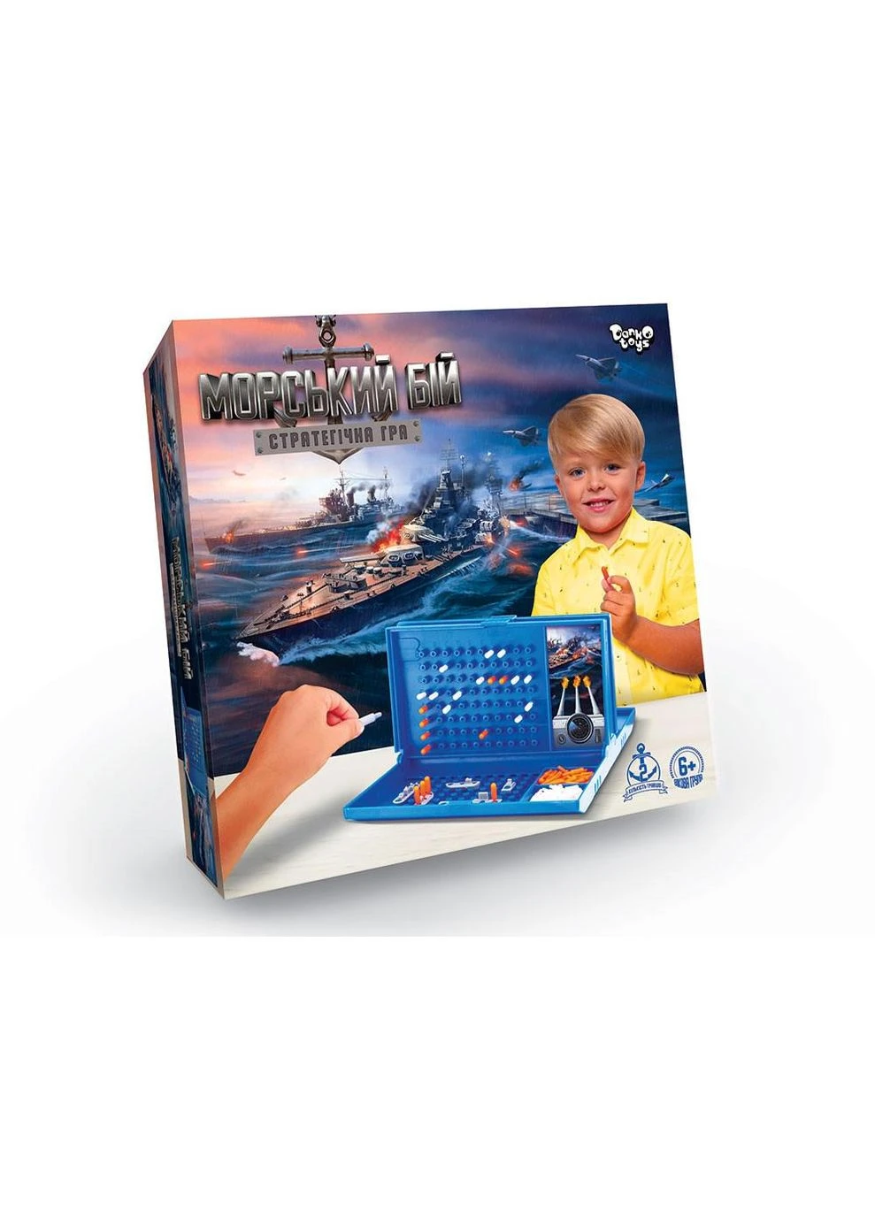 Настільна гра Морський бій Різнокольоровий (SR-113-N-981) Danko Toys (401824880)