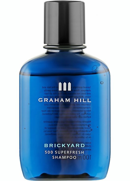 Шампунь для ежедневного мытья волос Brickyard 500 Superfresh Shampoo 250ml (853150-90448) Graham Hill (368663730)
