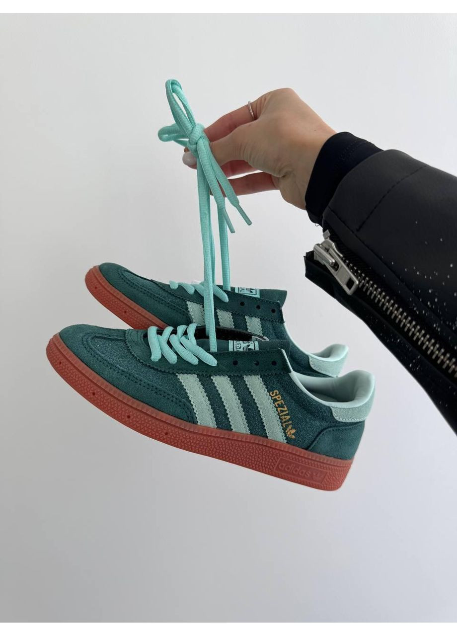 КРОСІВКИ ЖІНОЧІ ADIDAS SPEZIAL HANDBALL GREEN АДІДАС СПЕЦІАЛ No Brand сірі демісезони (369389156)